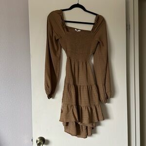 12th Tribe Tan/Brown dress